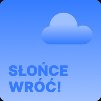 Naklejka — Słońce wróć!